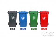 四个垃圾箱颜色分别对应什么投放垃圾