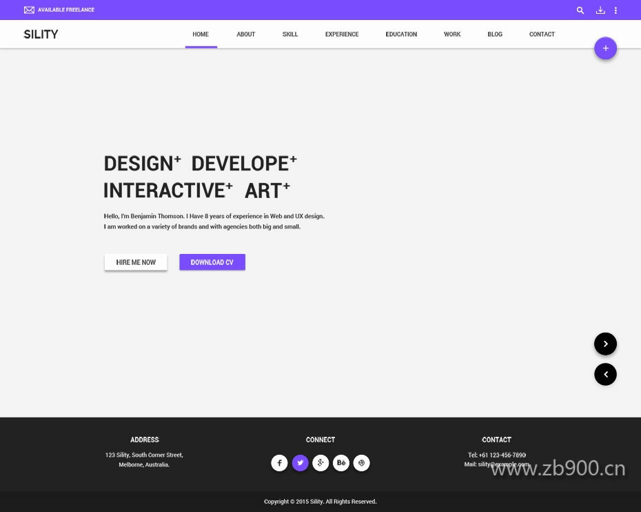 个人主页ui模板