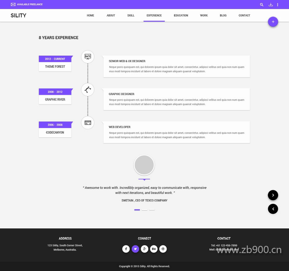 个人主页ui模板