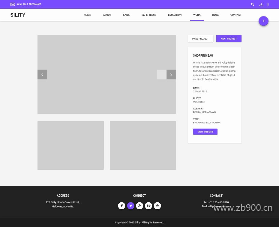 个人主页ui模板