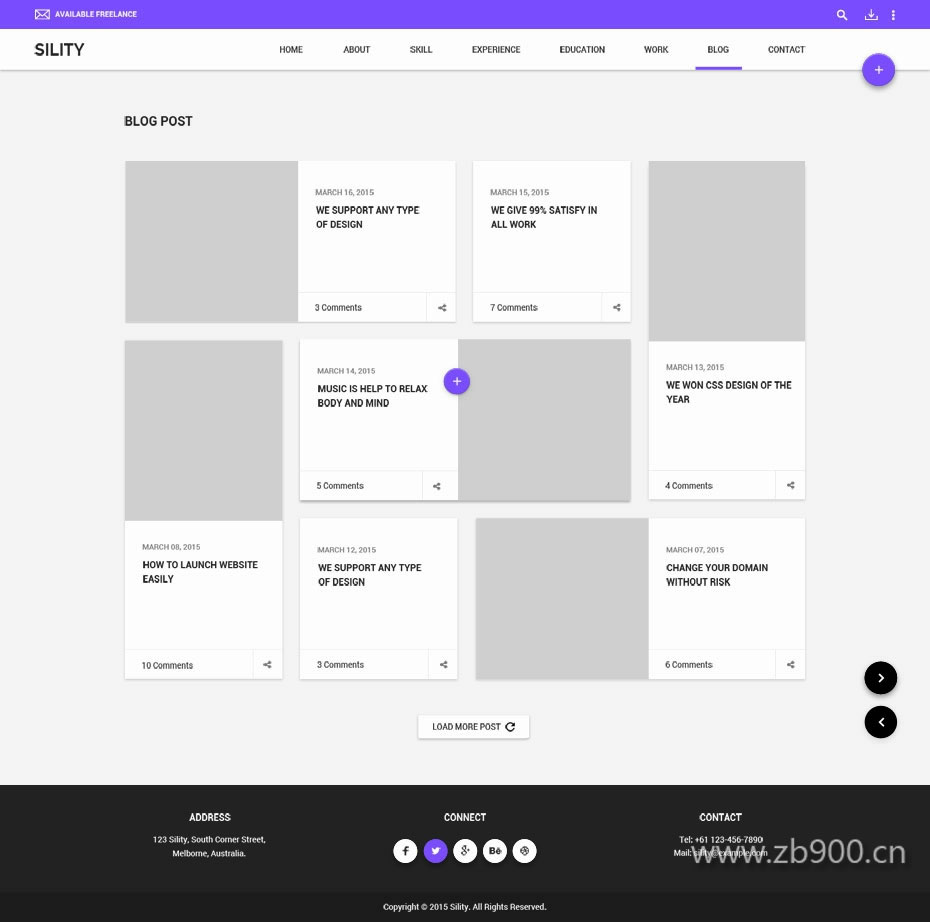 个人主页ui模板