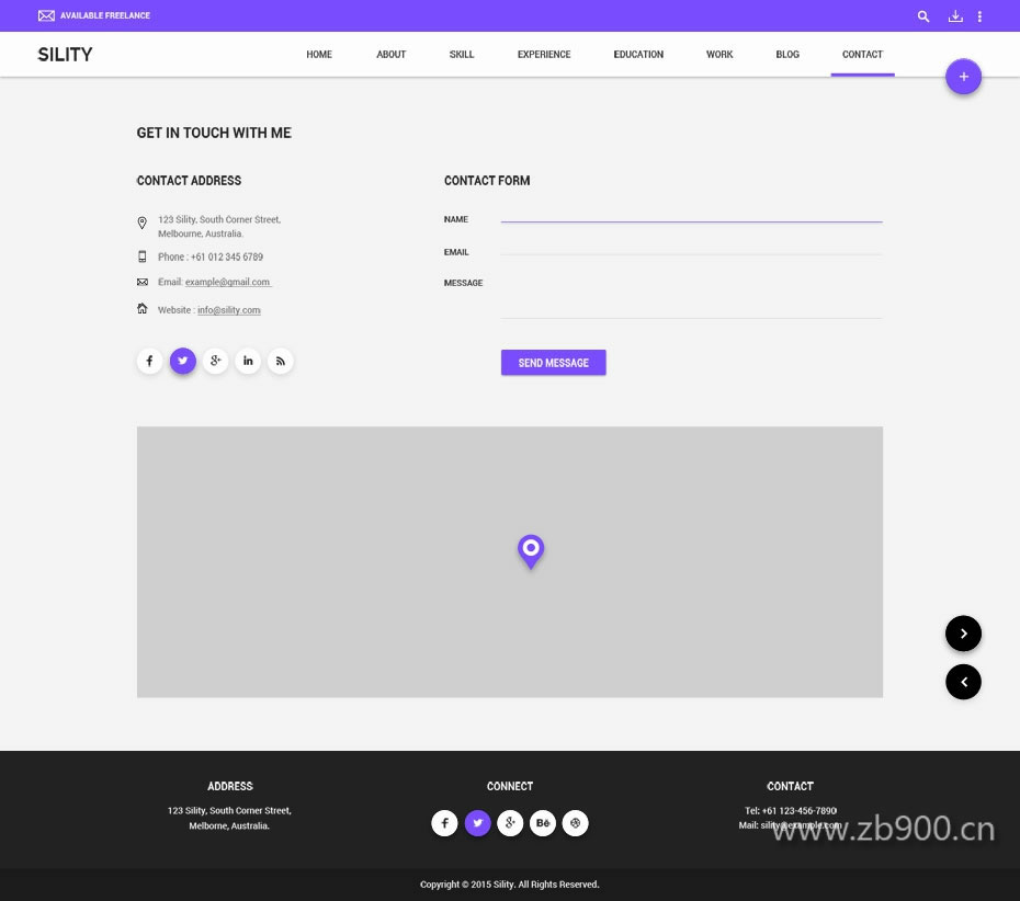 个人主页ui模板