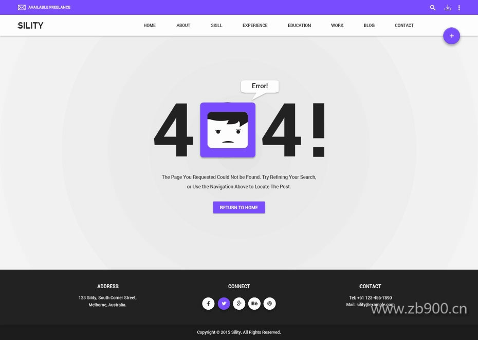 个人主页ui模板