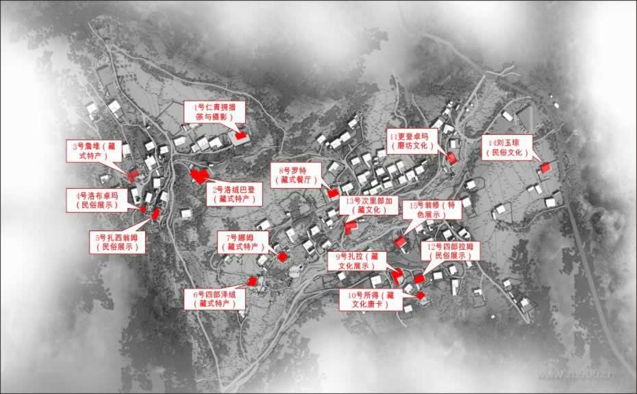 瓦达村导视效果图