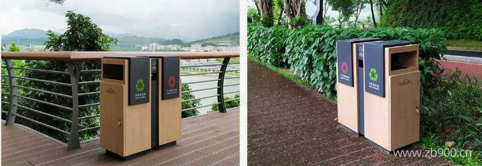 公园垃圾桶