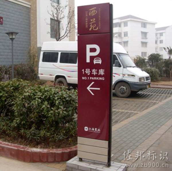 停车场导视牌