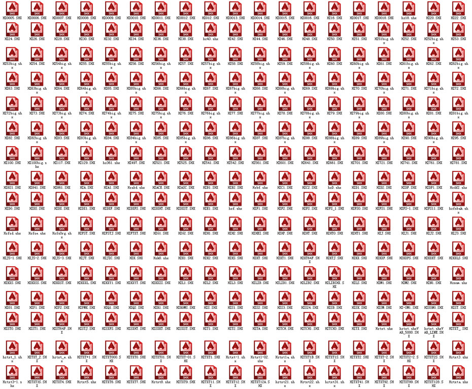 cad字体包预览 cad字体包预览