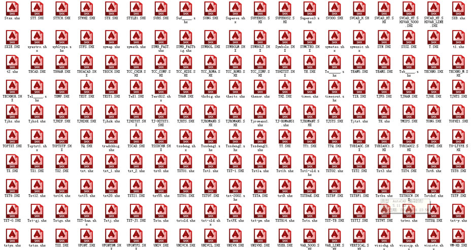 cad字体包预览 cad字体包预览