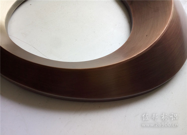 不锈钢仿古电镀字