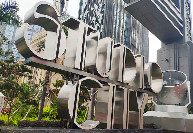 不锈钢立体字景观字制作 不锈钢立体字景观字制作