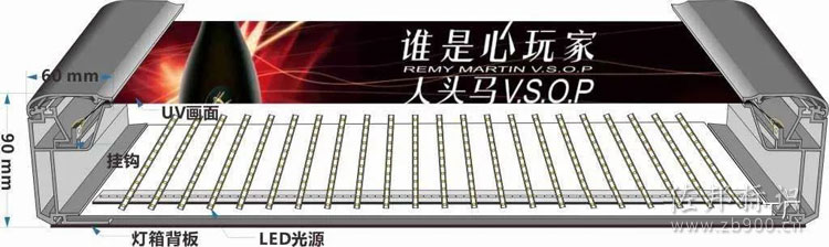 拉布灯箱型材 拉布灯箱型材