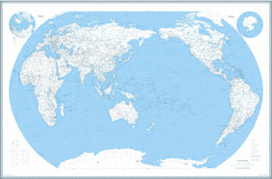 高清世界地图30亿像素地形图 可放大版