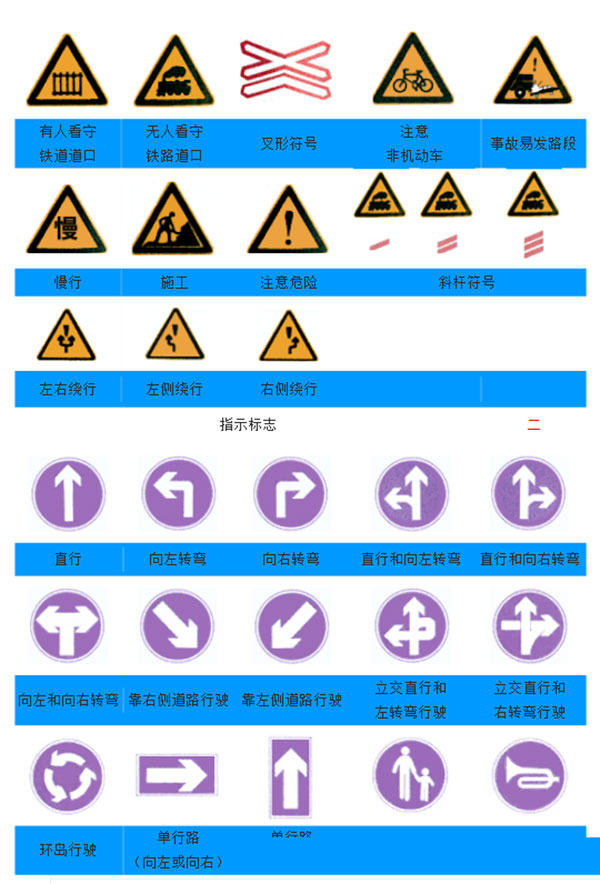 交通警示标志 交通警示标志