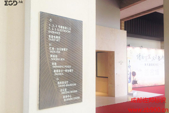 指示牌的尺寸