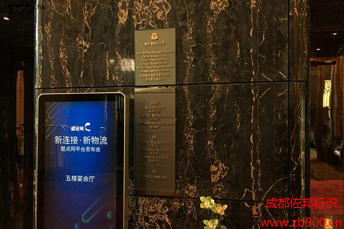指示牌的尺寸
