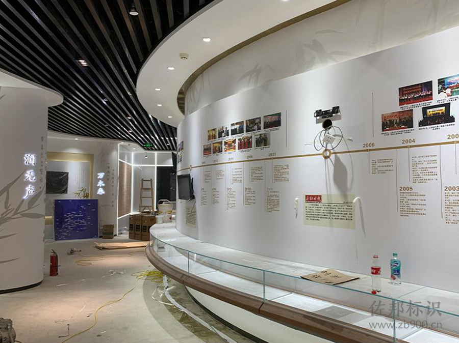 宣绒布展厅墙布定制 宣绒布展厅墙布定制