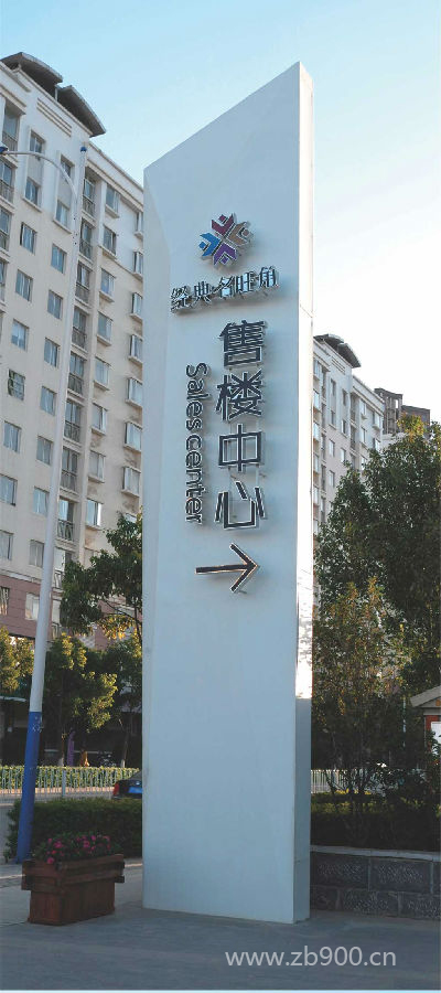 售楼部指导牌