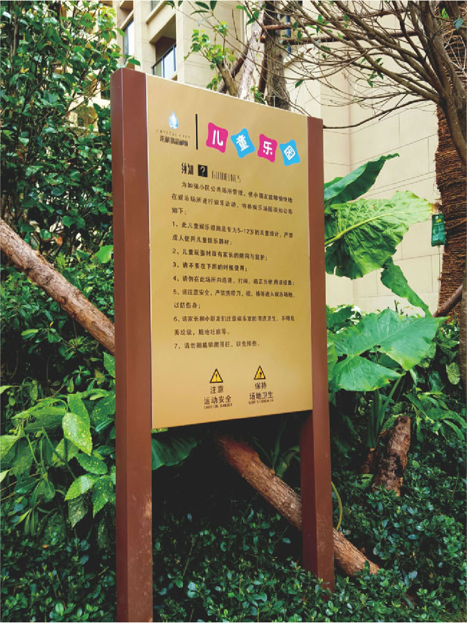 儿童乐园导视牌