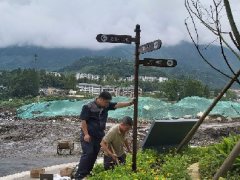 置信仙林谷乡小区指向牌制作