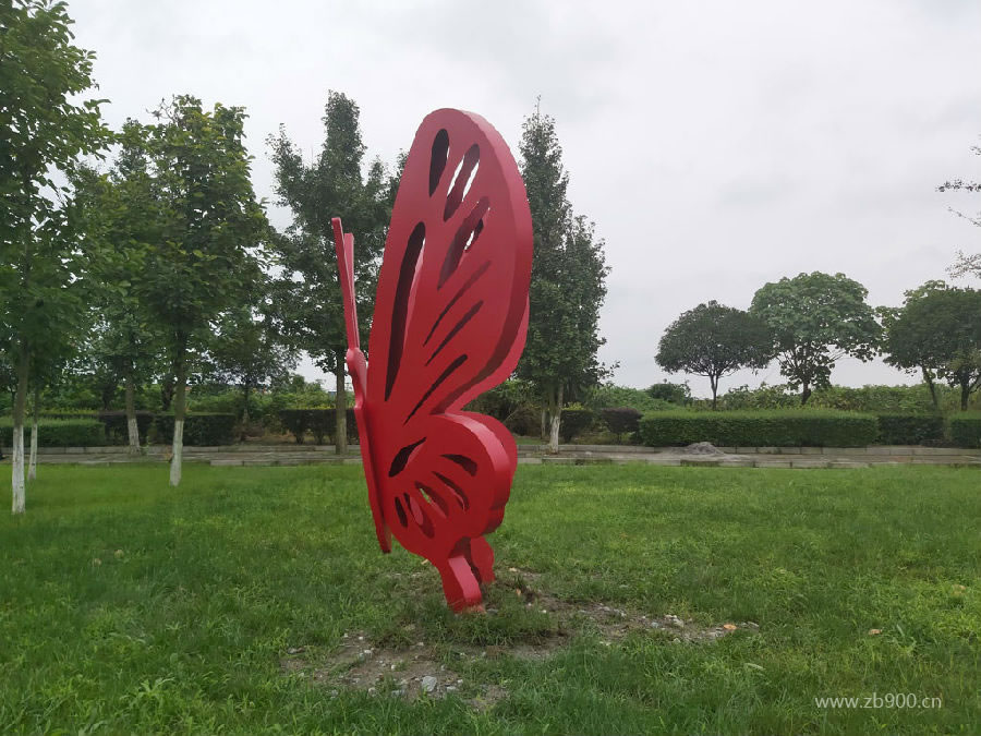 立体蝴蝶标识牌制作